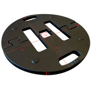 44lb Stackable Weight Plate