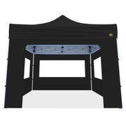 Black Canopy Bundle with Window Walls and Door Access