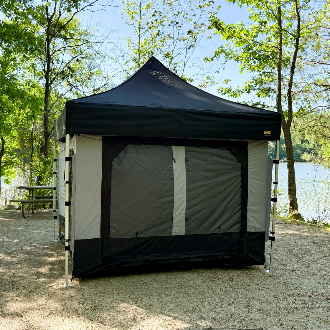 Enclosed Tent Attachment for Compact Pop Up Canopy
