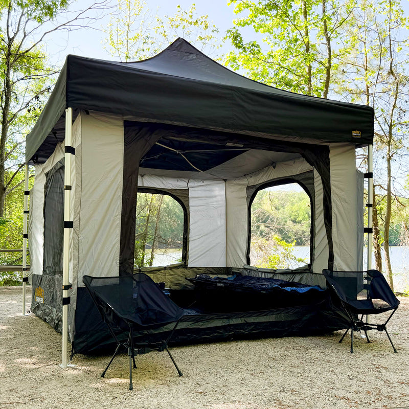 tent stand up Compact Shelter Bundle with Enclosed Tent Insert